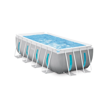 Каркасный бассейн INTEX CLEARVIEW 26770 400х200х122см, 8418л, фил.-насос 2006л\ч