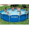 Каркасный бассейн INTEX Metal Frame Set 28212, круглый, 366×76 см, с фильтр-насосом 28212NP