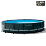 Каркасный бассейн INTEX Ultra Frame 26326, 488×122 см — фильтр, лестница, тент, подстилка