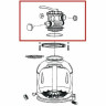 Крышка бака INTEX 11378 с 6-позиционным клапаном
