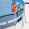 Лестница INTEX 28064 для бассейна, 3 ступени без площадки, борт до 107 см