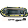 Лодка INTEX Seahawk 4 (68351), 4-местная, 351×145×48 см, вёсла, насос, до 480 кг