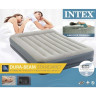 Надувная кровать INTEX Mid-Rice Airbed 64118, 152×203×30 см, насос 220 В