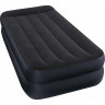 Надувная кровать INTEX Pillow Rest Raised Bed 64122, 191×99×42 см, с подголовником и встроенным насосом 220V