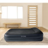 Надувная кровать INTEX Pillow Rest Raised Bed 64122, 191×99×42 см, с подголовником и встроенным насосом 220V