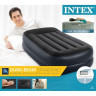 Надувная кровать INTEX Pillow Rest Raised Bed 64122, 191×99×42 см, с подголовником и встроенным насосом 220V