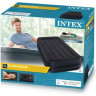 Надувная кровать INTEX Pillow Rest Raised Bed 64122, 191×99×42 см, с подголовником и встроенным насосом 220V
