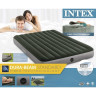 Надувной матрас INTEX Downy Airbed 64763, 152×203×25 см, с встроенным ножным насосом