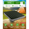 Надувной матрас INTEX Downy Airbed 64763, 152×203×25 см, с встроенным ножным насосом