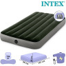 Надувной матрас INTEX Prestige Downy Bed 64777, 99×191×25 см, с насосом на батарейках